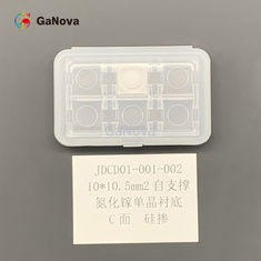 µm del ≤ 10 del µm ±25 TTV de 10*10.5mm2 GaN Single Crystal Substrate Thickness 350