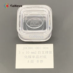 TTV ≤ 10μm Cara A sin dopado tipo N independiente GaN de sustrato de cristal único Resistividad 0,1 Ω·cm Dispositivo de potencia/Láser W