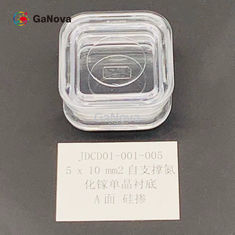 n-tipo sin impurificar sola resistencia cristalina libre de la Uno-cara 5*10mm2 del substrato de GaN &lt; 0,05 Ω·dispositivo de poder del cm/laser