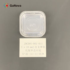 SI-tipo sin impurificar GaN Single Crystal Substrate Resistivity libre de la SP-cara 5*10mm2 (11-12) &gt; 10 ⁶ Ω·Radioinstrumento del cm