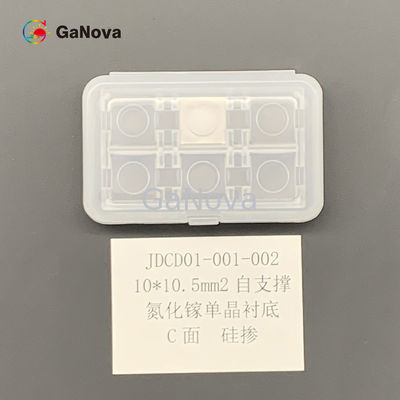 µm del ≤ 10 del µm ±25 TTV de 10*10.5mm2 GaN Single Crystal Substrate Thickness 350