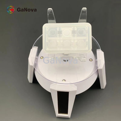 10*10,5mm2 Característica C Fe-dopado Tipo SI GaN de pie libre Substrato de cristal único Macro Defecto Densidad 0cm−2 TTV ≤ 10 μm Resistividad 106 Ω·Cm Dispositivos de RF Wafer