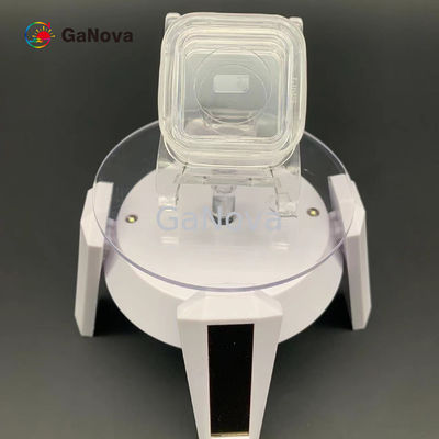 SI-tipo sin impurificar GaN Single Crystal Substrate Resistivity libre de la Uno-cara 5*10mm2 &gt; 10 ⁶ Ω·Oblea de los radioinstrumentos del cm
