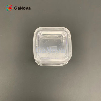 SI-tipo sin impurificar GaN Single Crystal Substrate Resistivity libre de la Uno-cara 5*10mm2 &gt; 10 ⁶ Ω·Oblea de los radioinstrumentos del cm