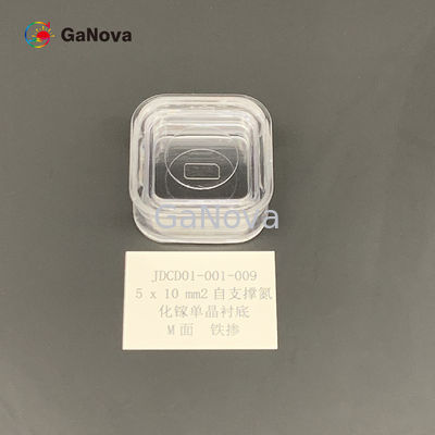 Densidad de defecto macro 0cm−2 Tipo SI sin dopaje Substrato de cristal único independiente de GaN para dispositivos RF 5*10mm2 Cara M