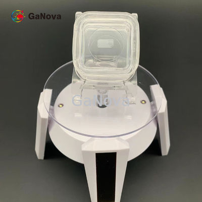 5x10mm2 SP-Face 10-11 Substrato de cristal único de GaN de tipo N independiente sin dopaje con TTV ≤ 10μm Resistividad 0,05 Ω·cm
