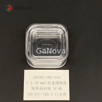 350 ± 25 μm espesor Substrato monocristalino de GaN de tipo N libre sin dopado con TTV ≤ 10 μm y resistividad 0,1 Ω·cm