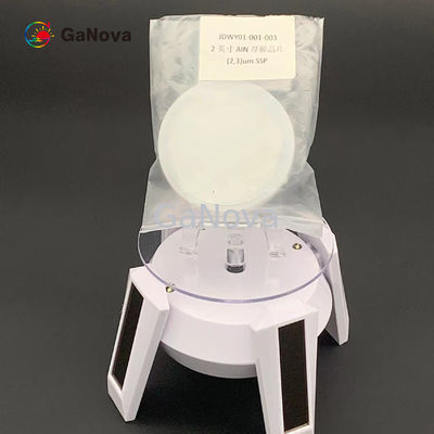2 pulgadas semi que aíslan el avión de AIN Sapphire Single Crystal Wafer C