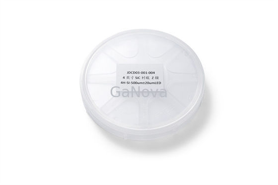Oblea epitaxial de biselado SiC 150,0 mm +0 mm/-0,2 mm 350,0 um± 25,0 um
