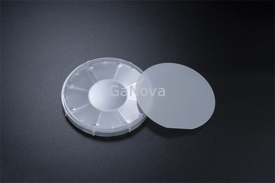 GaN dopado con magnesio tipo P de 4 pulgadas en oblea de zafiro Resistividad SSP ~ 10 Ω Cm Láser LED PIN Oblea epitaxial
