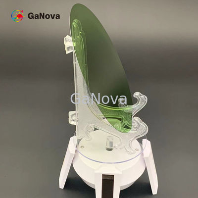 4 pulgadas de UGaN en nitruro de galio sin dopaje de silicio en la oblea epitaxial de silicio