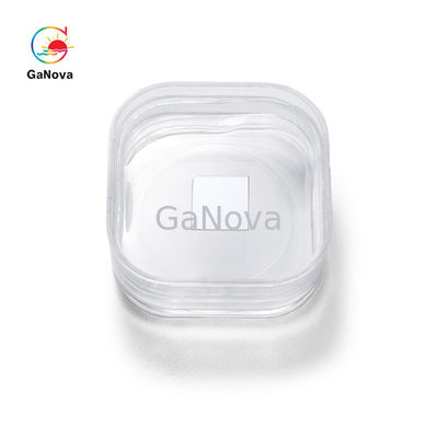 JDCD04-001-007 10x10mm2(010) Sustrato de cristal único Ga2O3 independiente dopado con Sn Pulido único de grado de producto