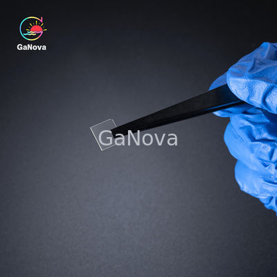 JDCD04-001-003 10x10mm2 100 ((Off 6°) Fe dopado en pie libre Ga2O3 Substrato de cristal único Calidad de producto Polido único